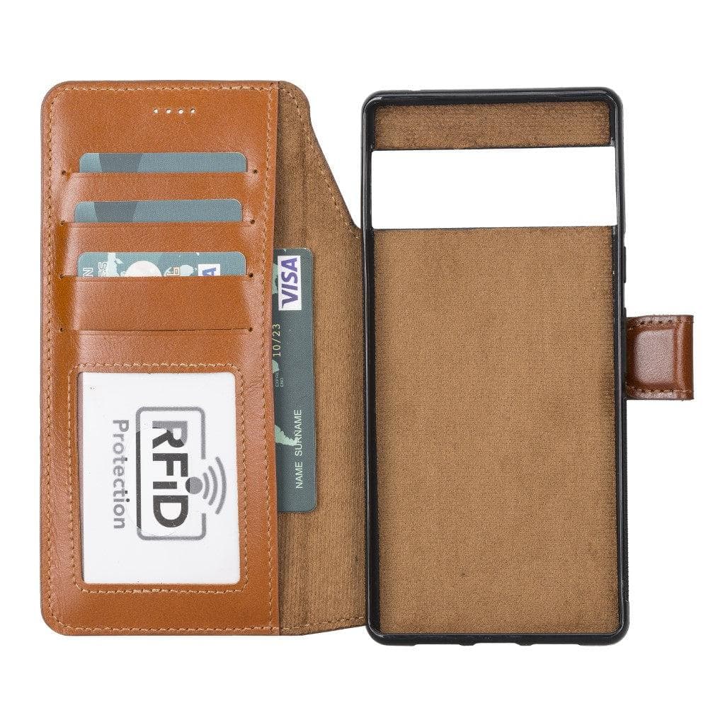 Magic Google Pixel 6 Detachable Leather Wallet Case - TORONATA - color_