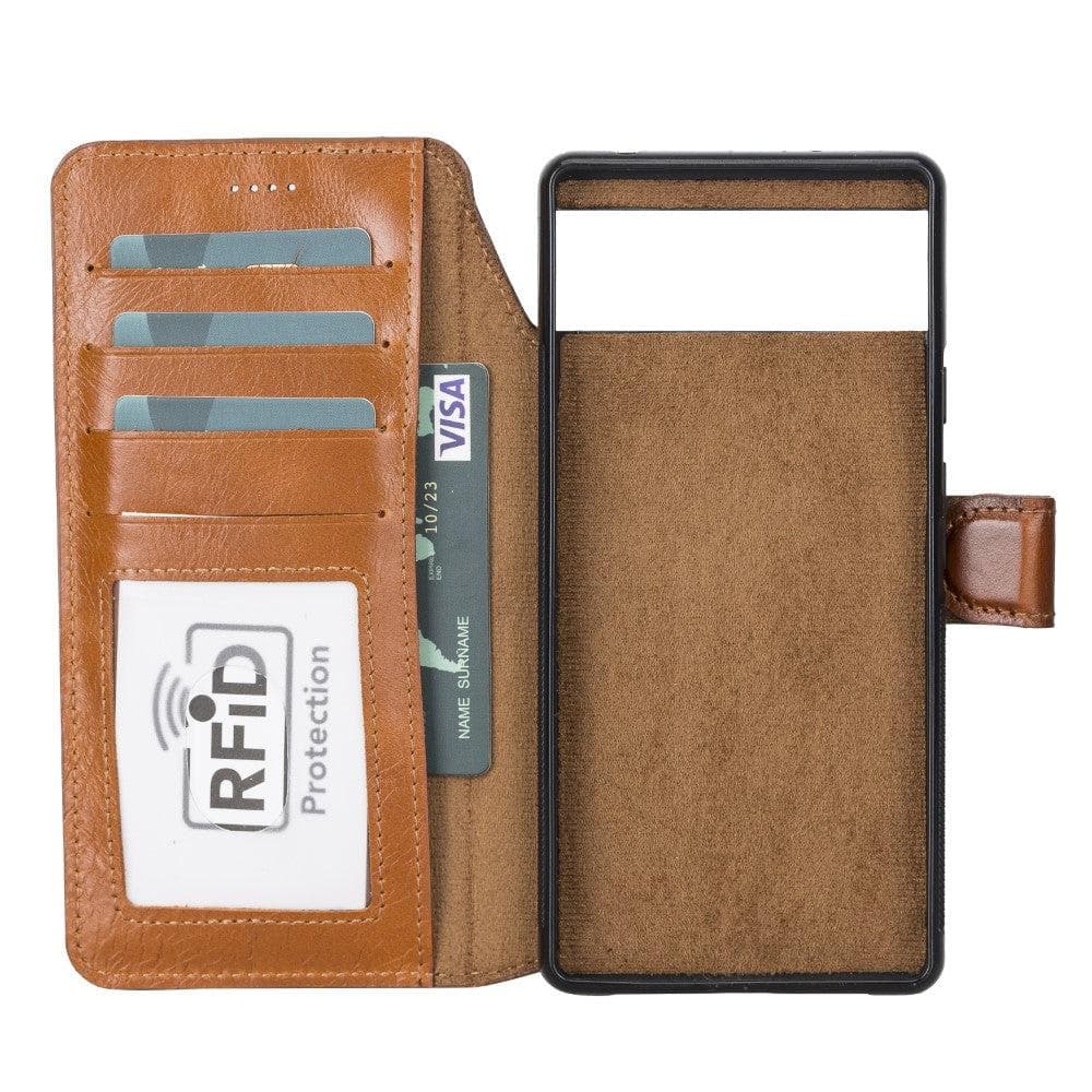Magic Google Pixel 6 Detachable Leather Wallet Case - TORONATA - color_