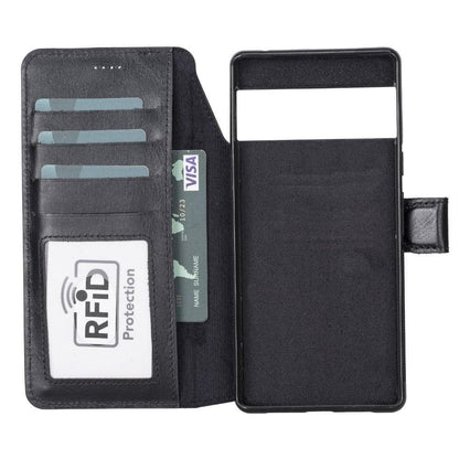 Magic Google Pixel 6 Detachable Leather Wallet Case - TORONATA - color_