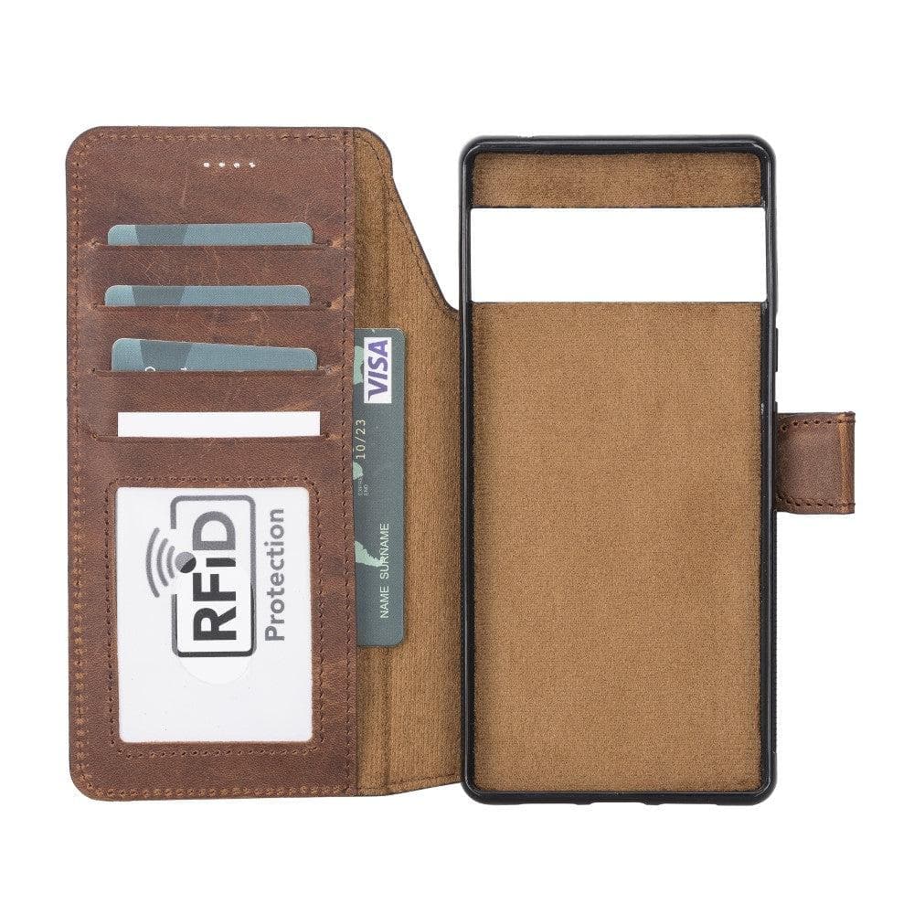 Magic Google Pixel 6 Detachable Leather Wallet Case - TORONATA - color_