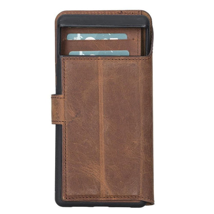 Magic Google Pixel 6 Detachable Leather Wallet Case - TORONATA - color_