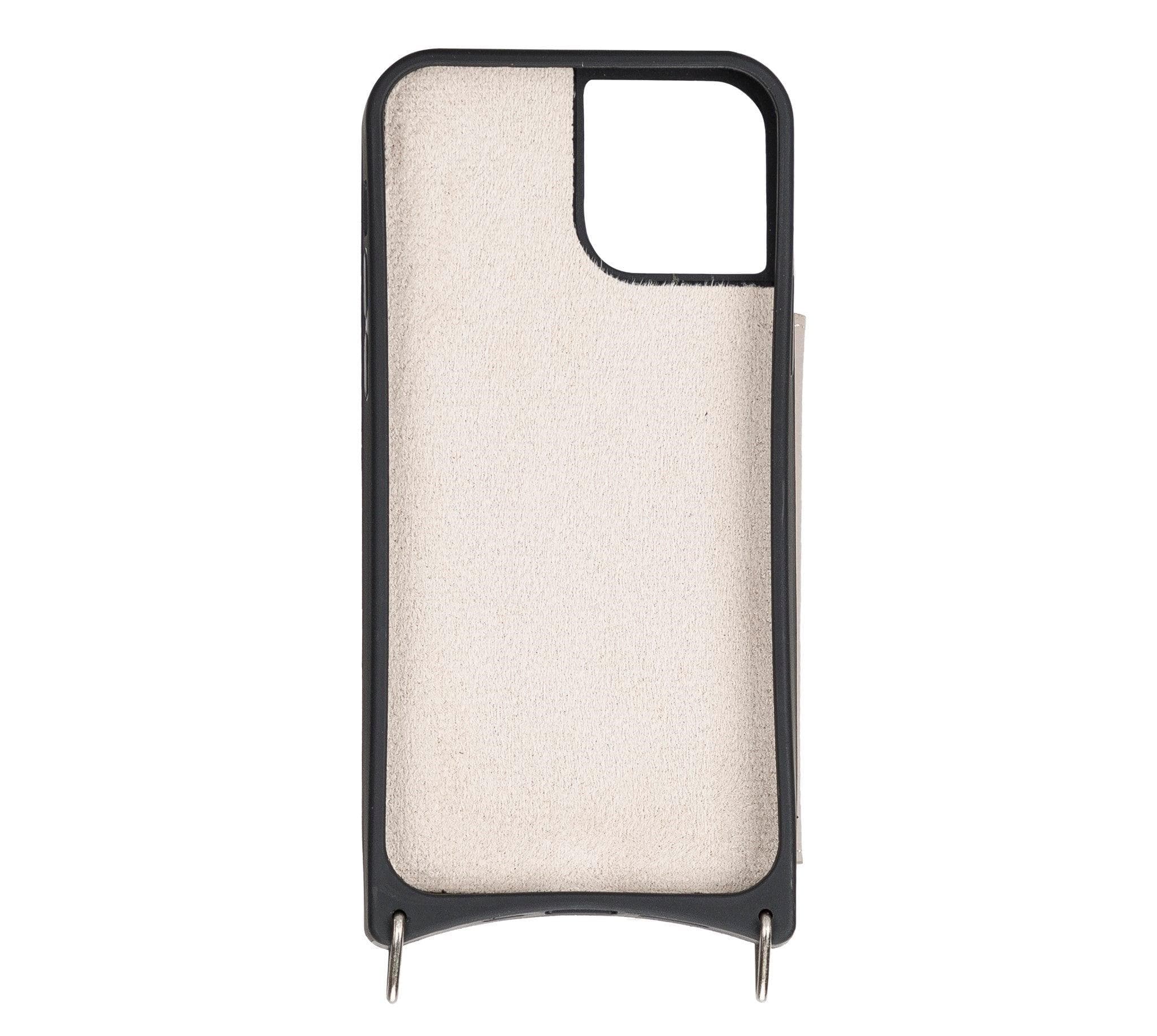Saff iPhone 12 Series Leather Case with Shoulder Strap - TORONATA - color_