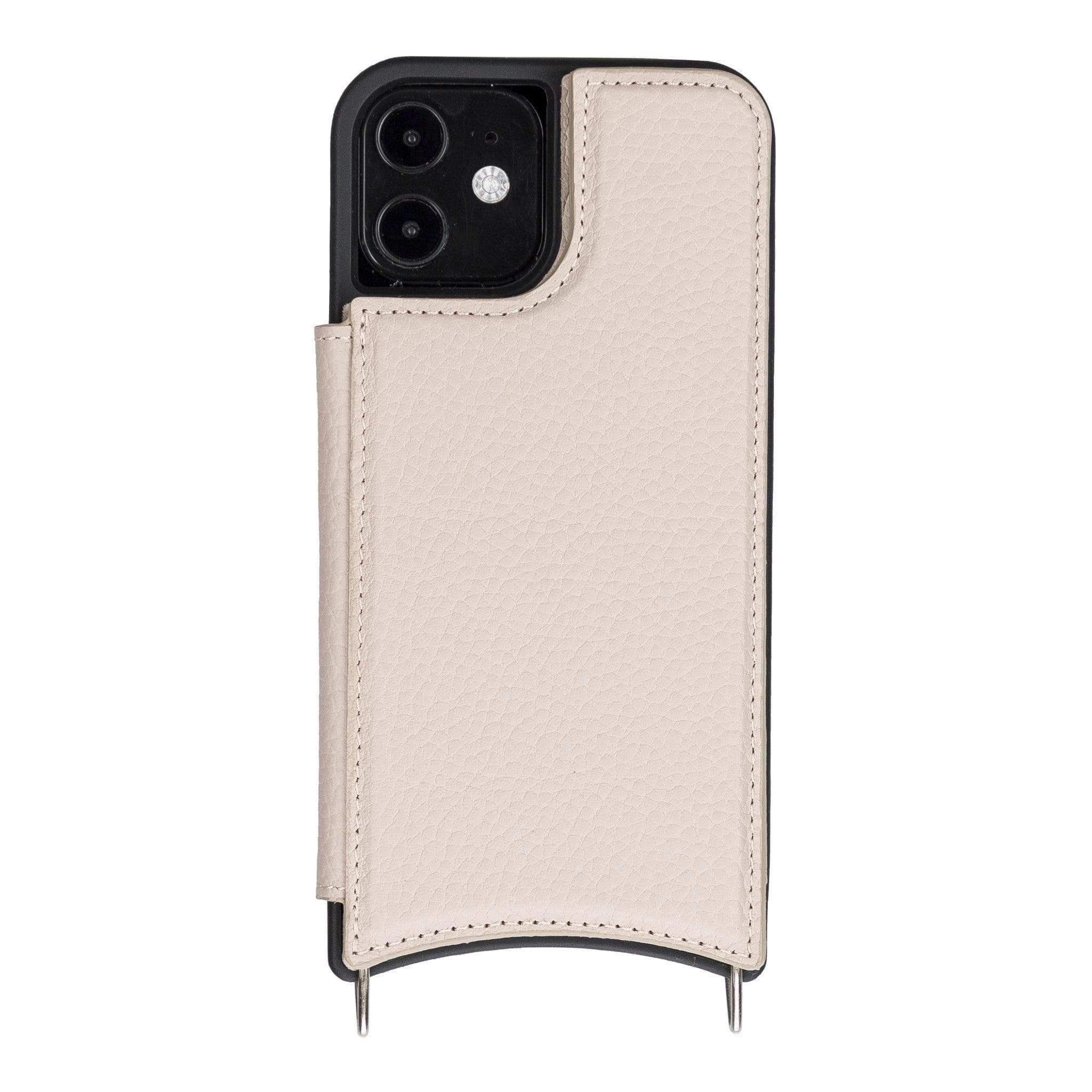 Saff iPhone 12 Series Leather Case with Shoulder Strap - TORONATA - color_