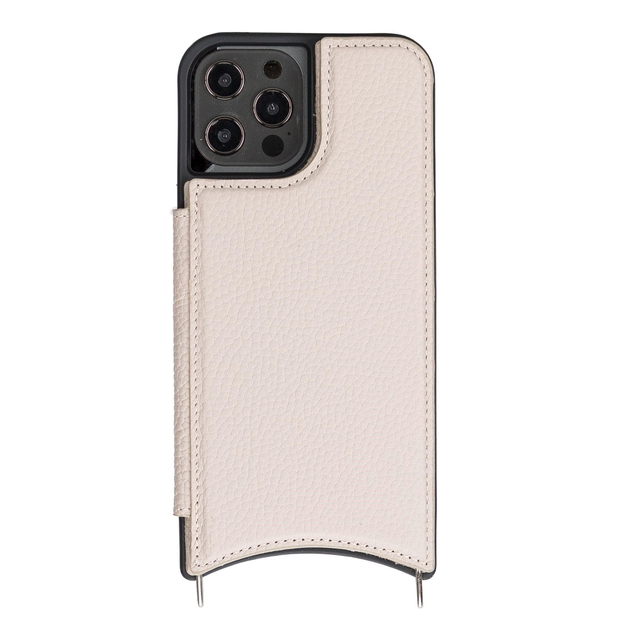 Saff iPhone 12 Series Leather Case with Shoulder Strap - TORONATA - color_