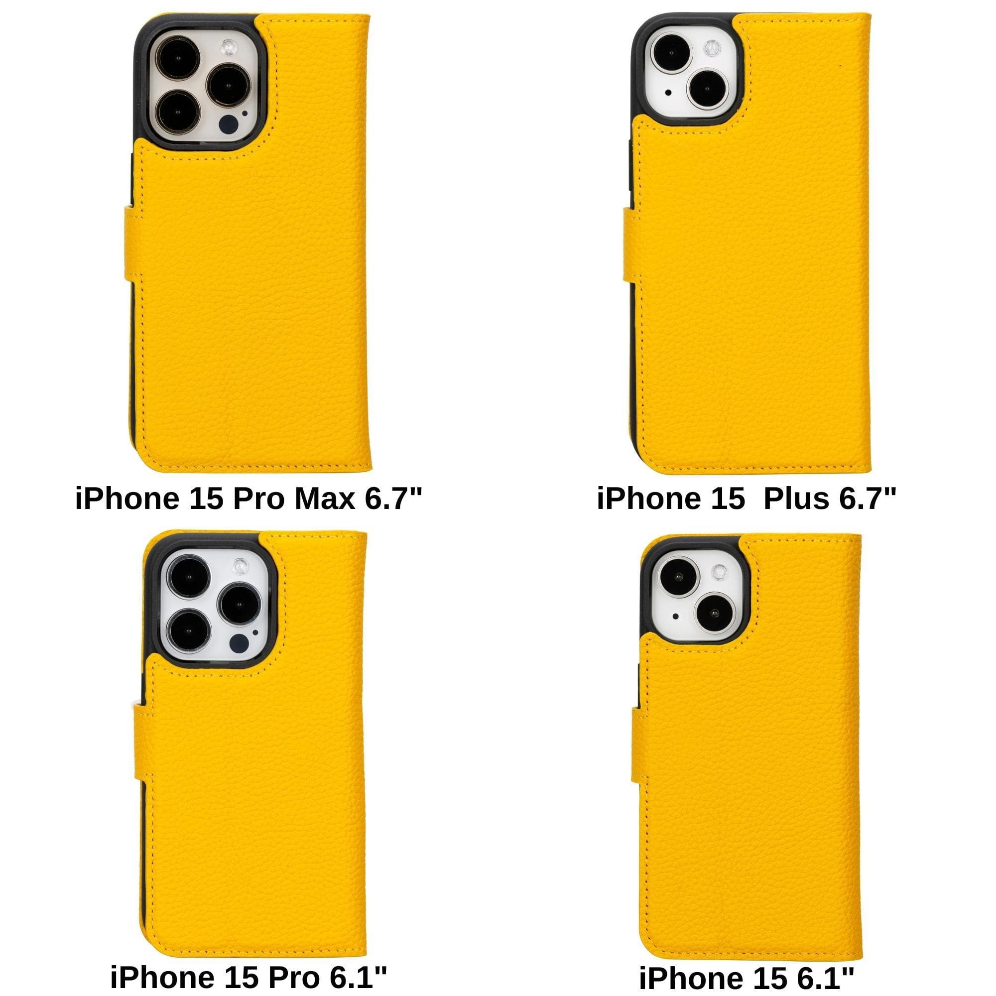 Magic iPhone 15 Detachable Leather Wallet Case - TORONATA - color_