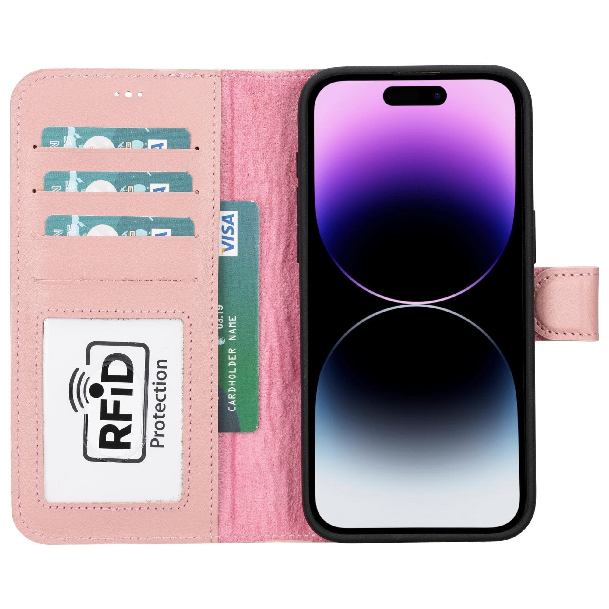 Magic iPhone 15 Pro Detachable Leather Wallet Case - TORONATA - color_