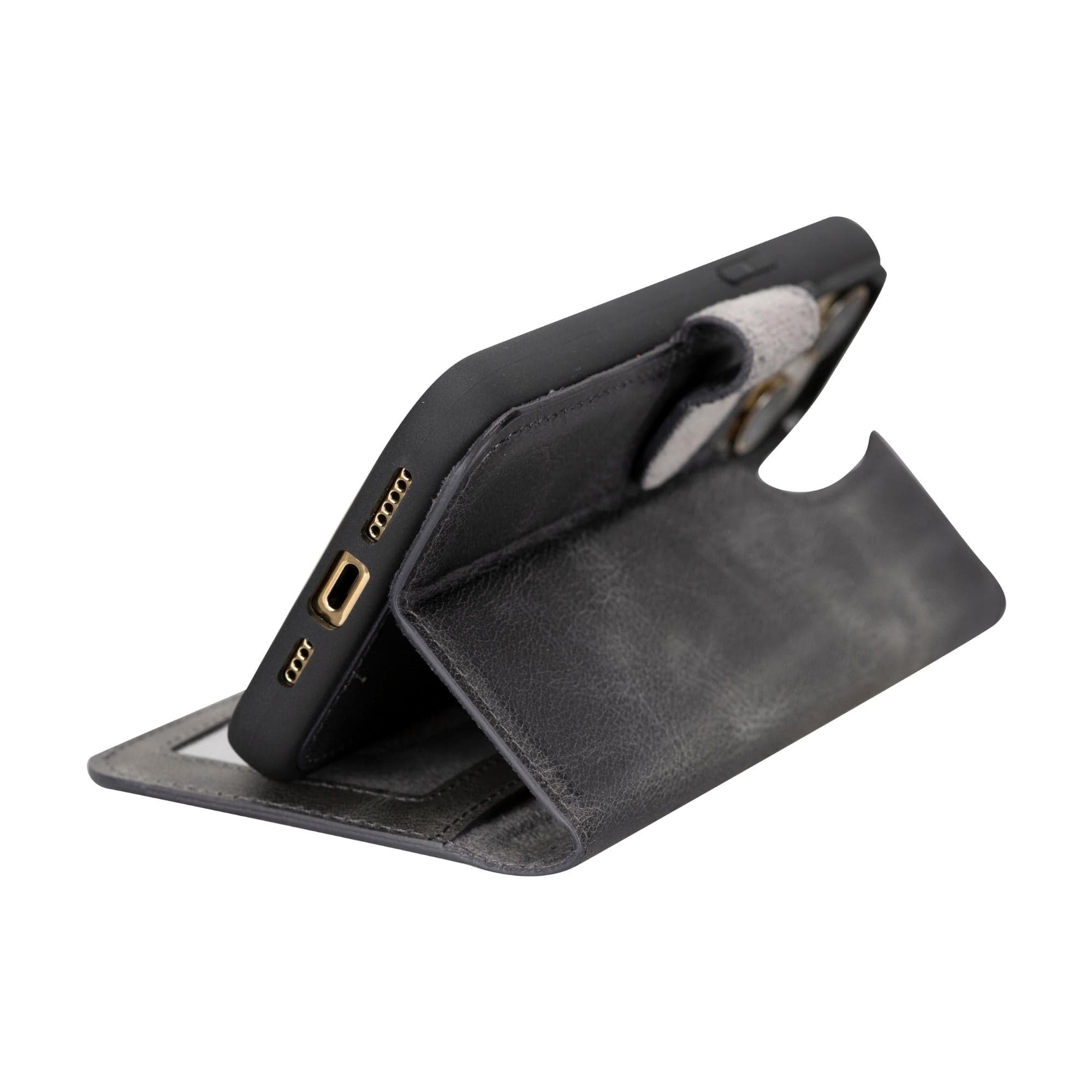 Magic iPhone 15 Pro Detachable Leather Wallet Case - TORONATA - color_