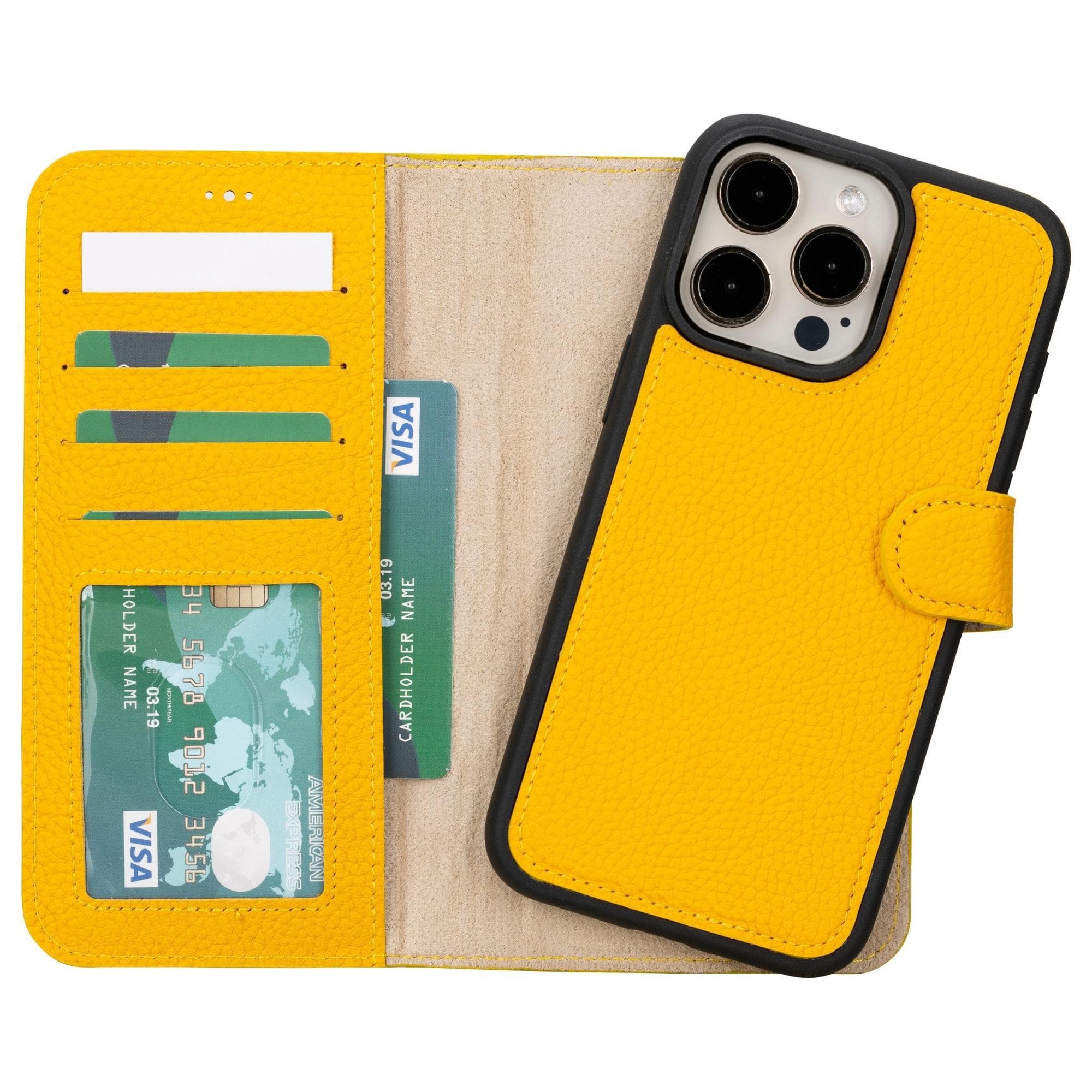 Magic iPhone 15 Detachable Leather Wallet Case - TORONATA - color_
