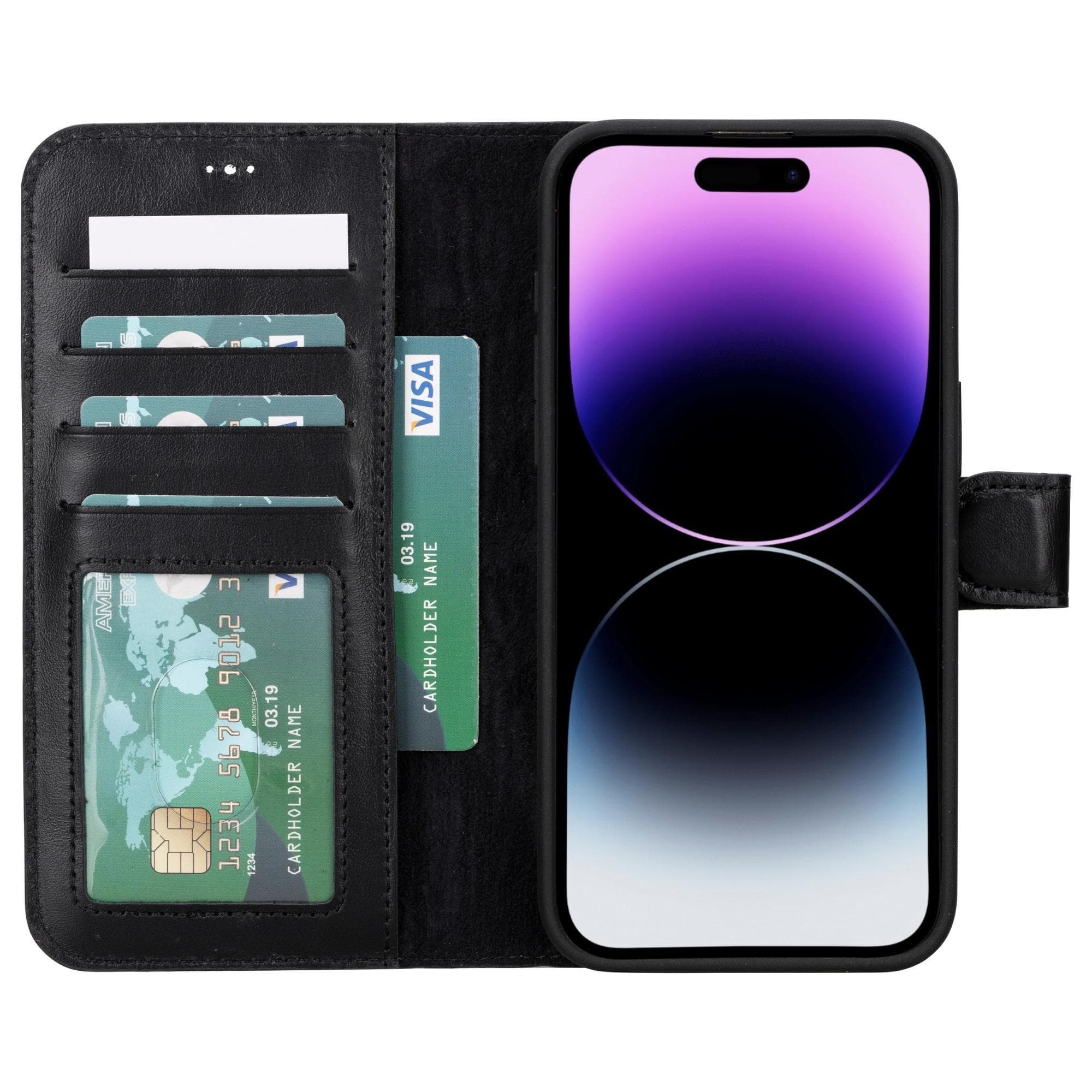 Magic iPhone 15 Detachable Leather Wallet Case - TORONATA - color_