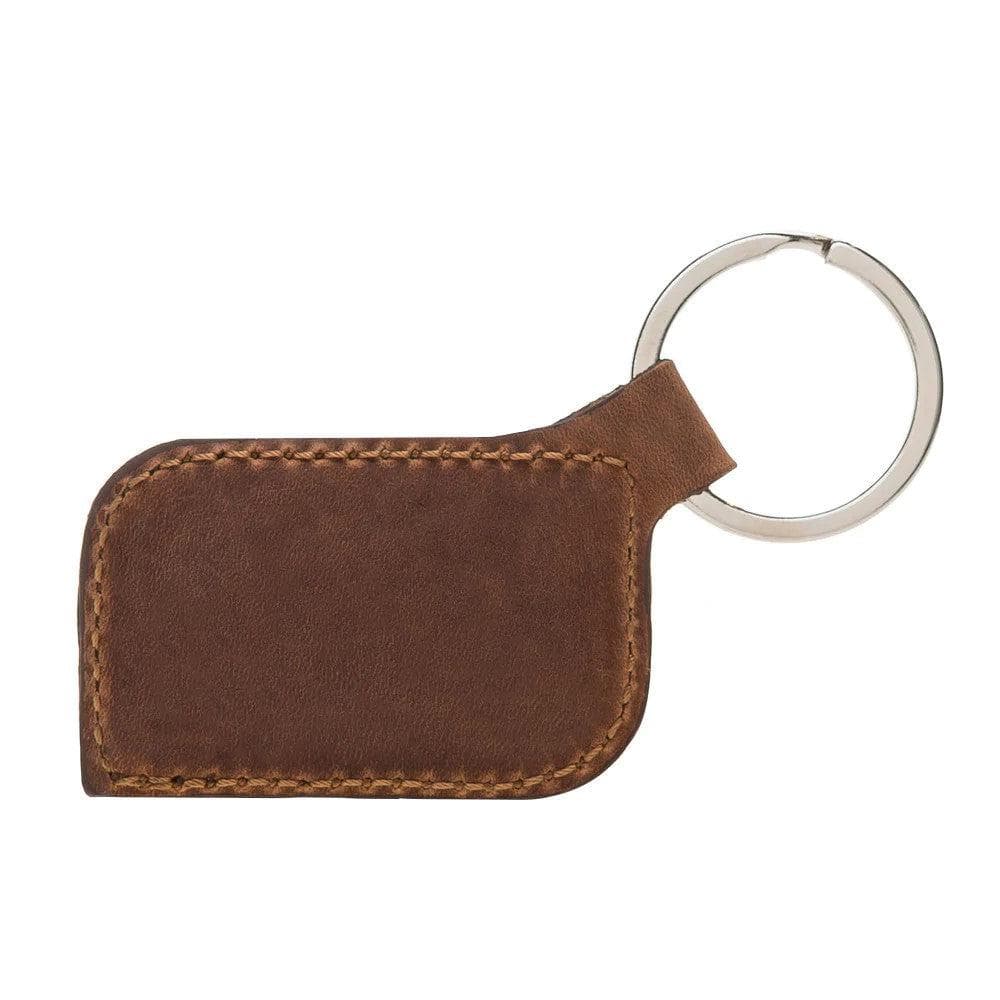 Leather Keyring - TORONATA - color_ Saddle Brown