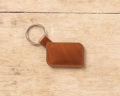 Leather Keyring - TORONATA - color_ Tan
