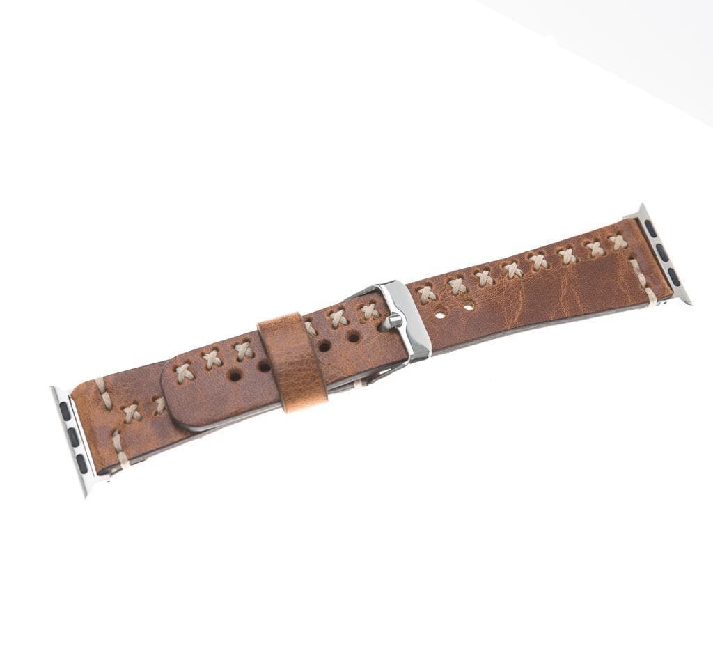 Aqua Apple Watch Leather Band - TORONATA - color_