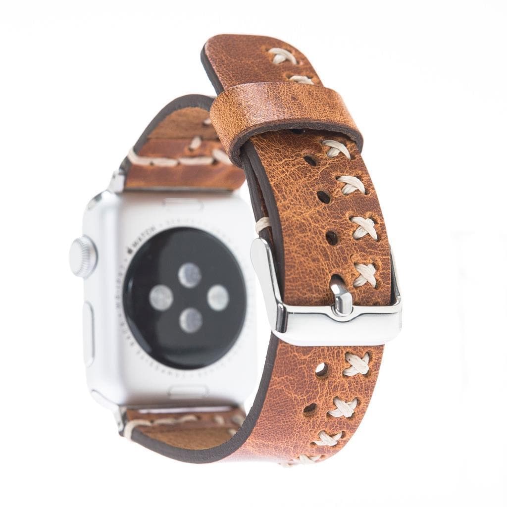 Aqua Apple Watch Leather Band - TORONATA - color_
