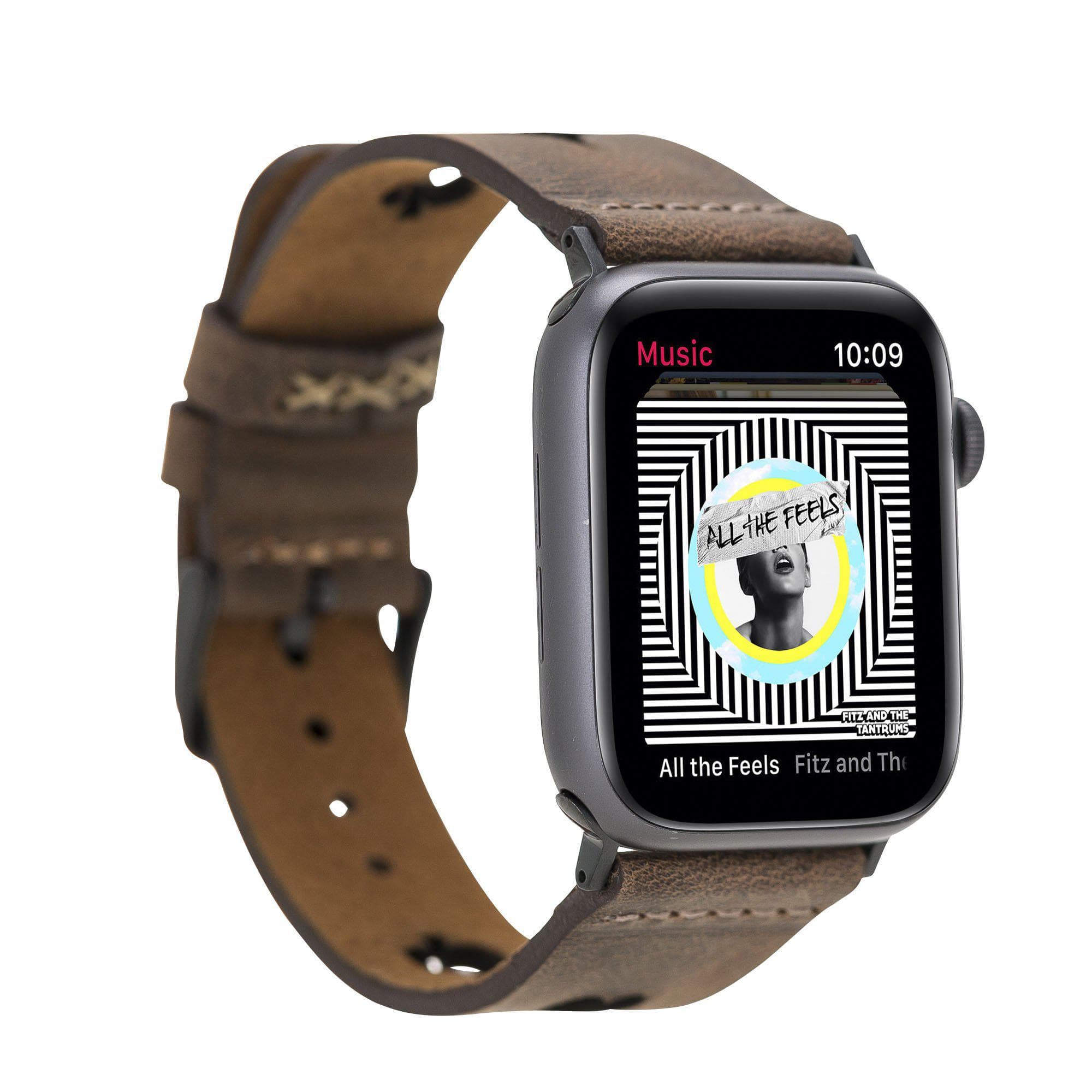 Avesta Apple Watch Leather Band - TORONATA - color_ Saddle Brown