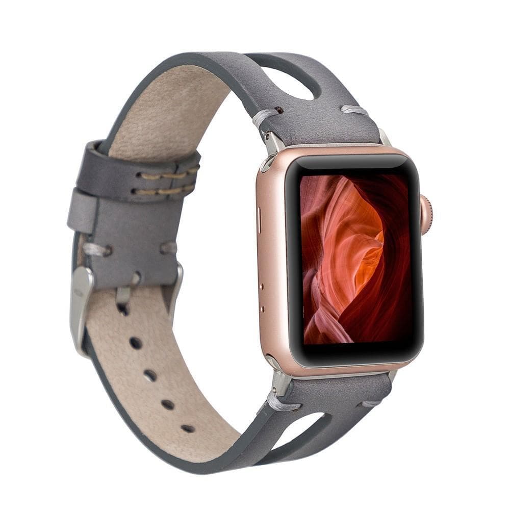 BA2 Apple Watch Leather Band - TORONATA - color_ Gray