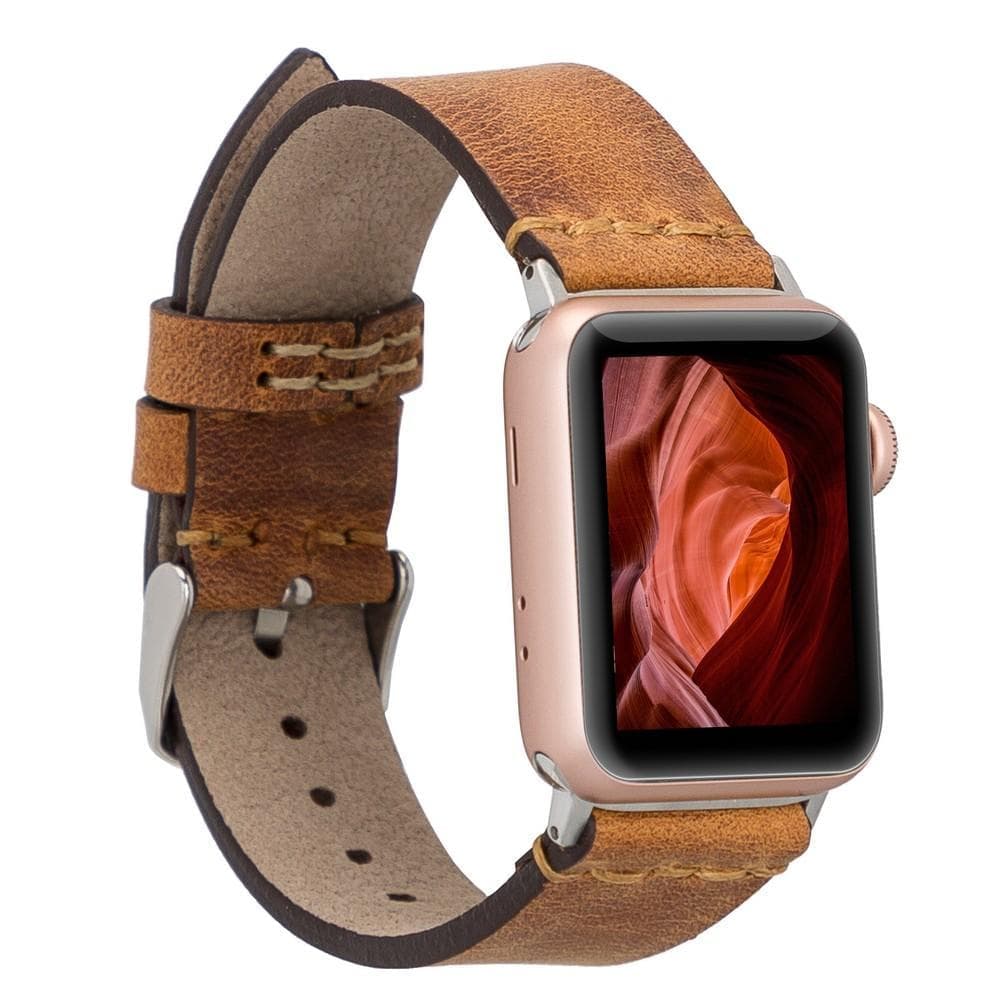 BA7 Apple Watch Leather Band - TORONATA - color_ Moccasin