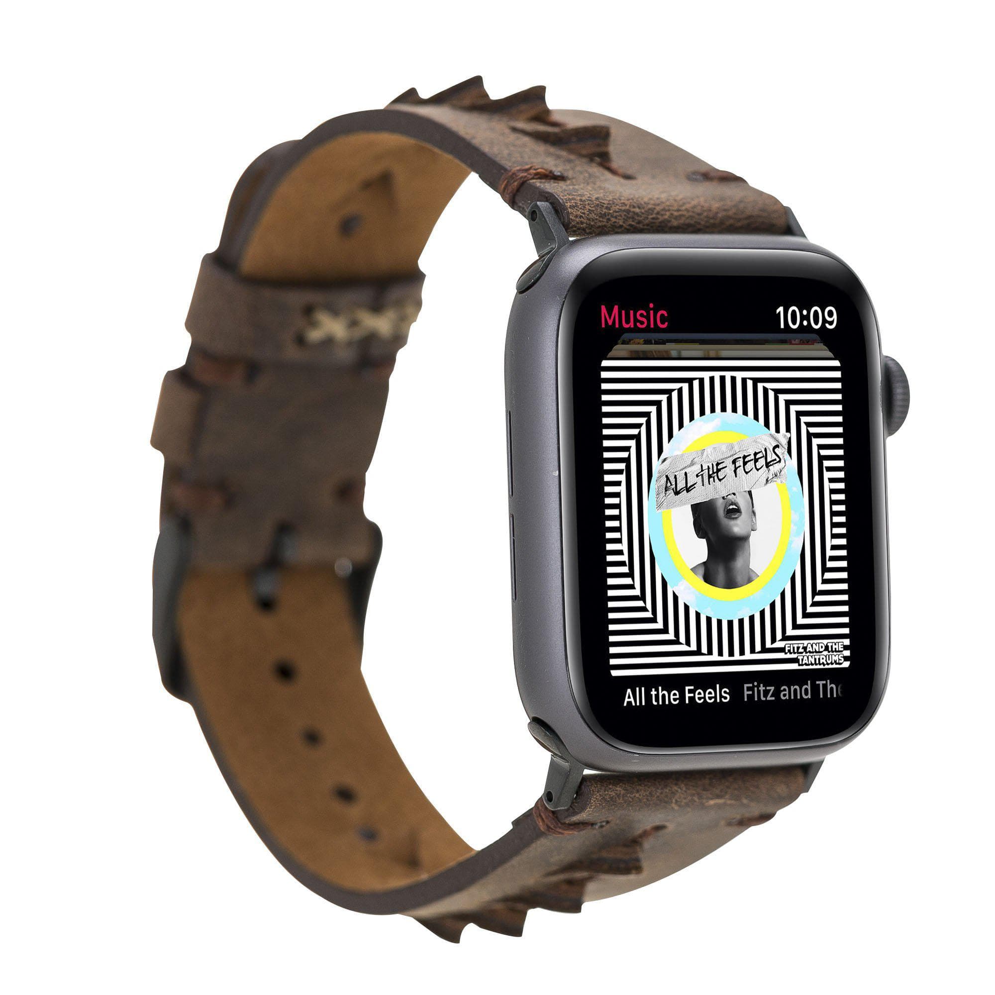 Boras Apple Watch Leather Band - TORONATA - color_ Saddle Brown