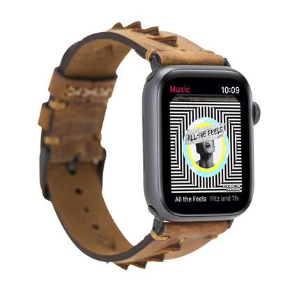 Boras Apple Watch Leather Band - TORONATA - color_ Moccasin