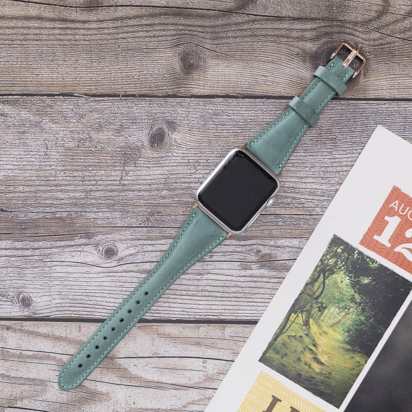 Slim Leather Apple Watch Band - TORONATA - color_