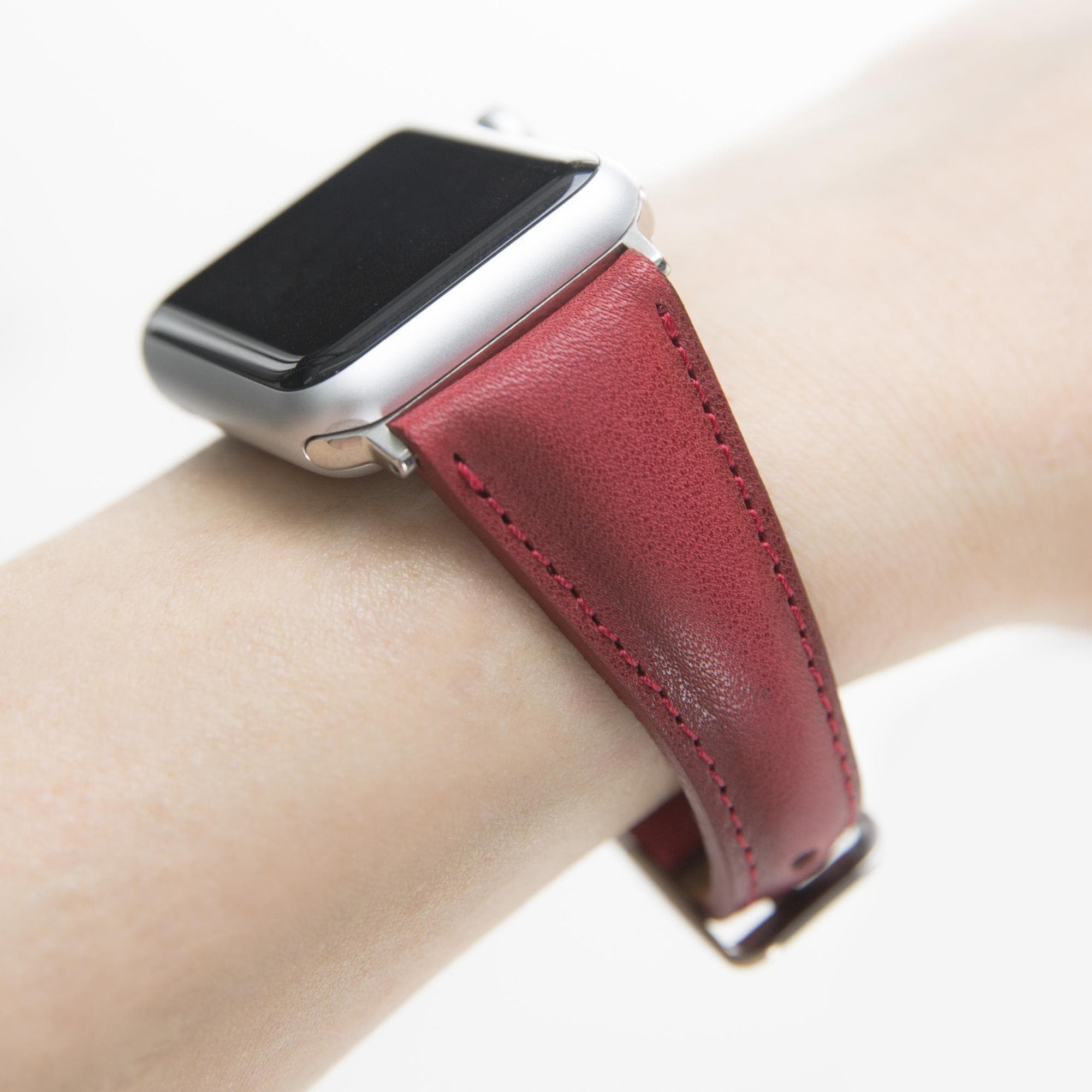 Slim Leather Apple Watch Band - TORONATA - color_