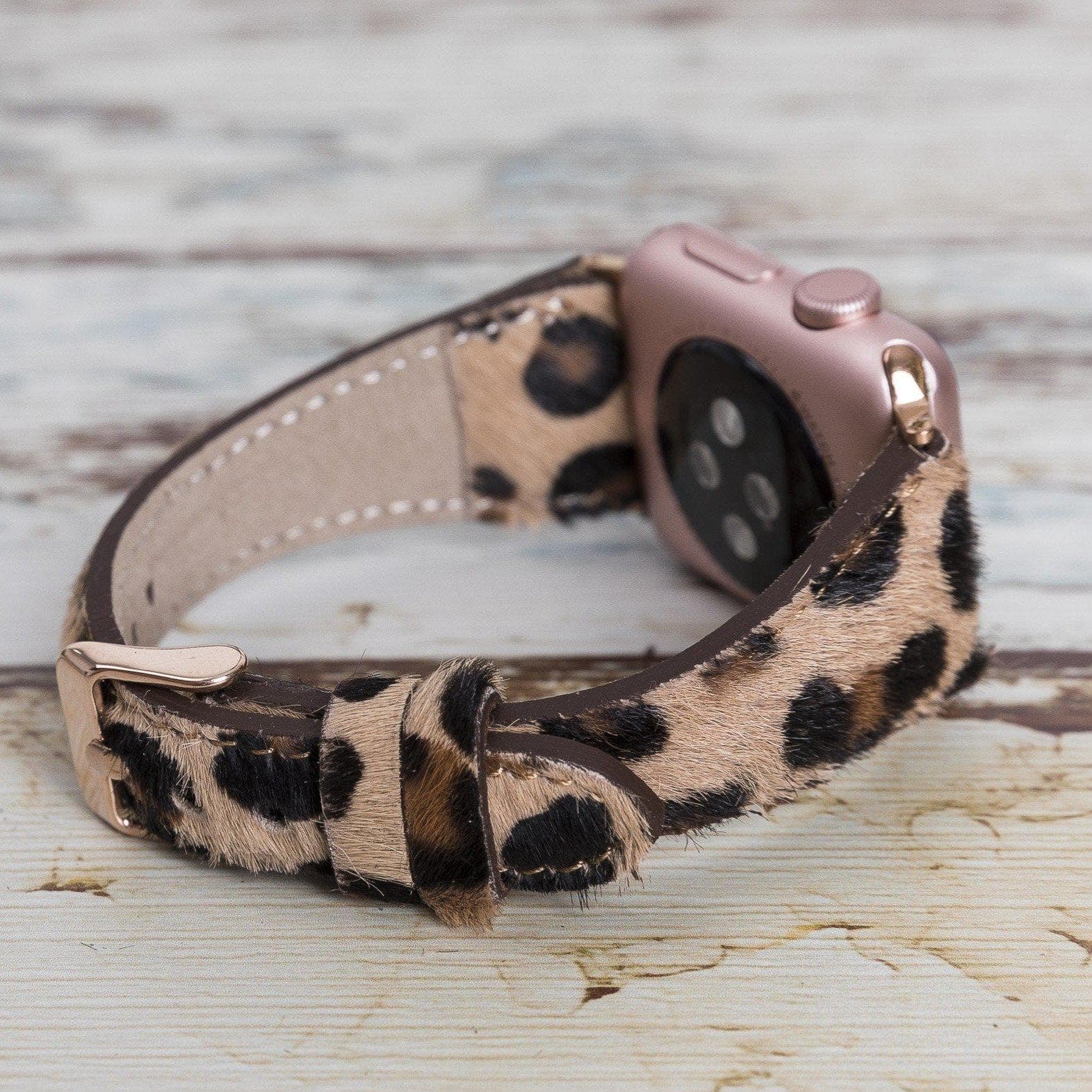 Slim Leather Apple Watch Band - TORONATA - color_