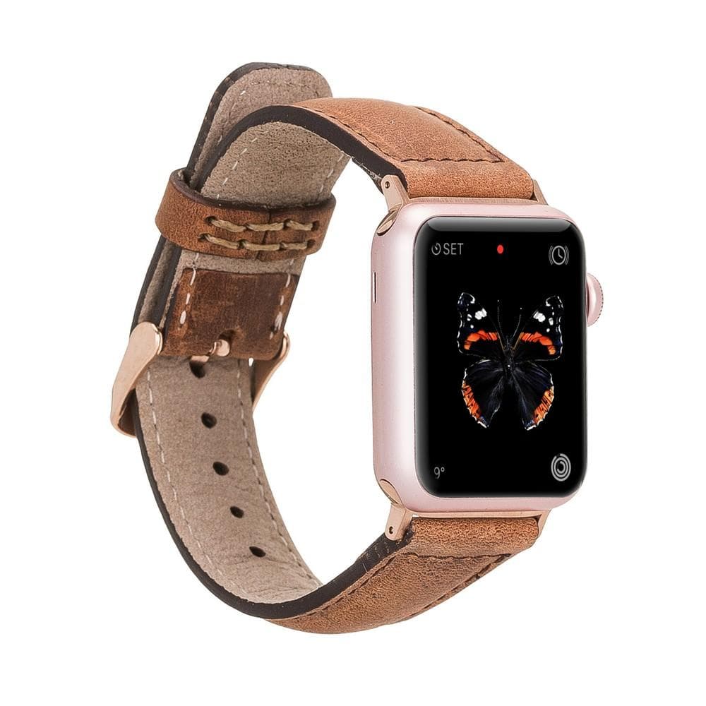 Classic Leather Apple Watch Band - TORONATA - color_ Moccasin