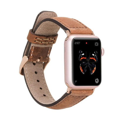 Classic Leather Apple Watch Band - TORONATA - color_ Moccasin