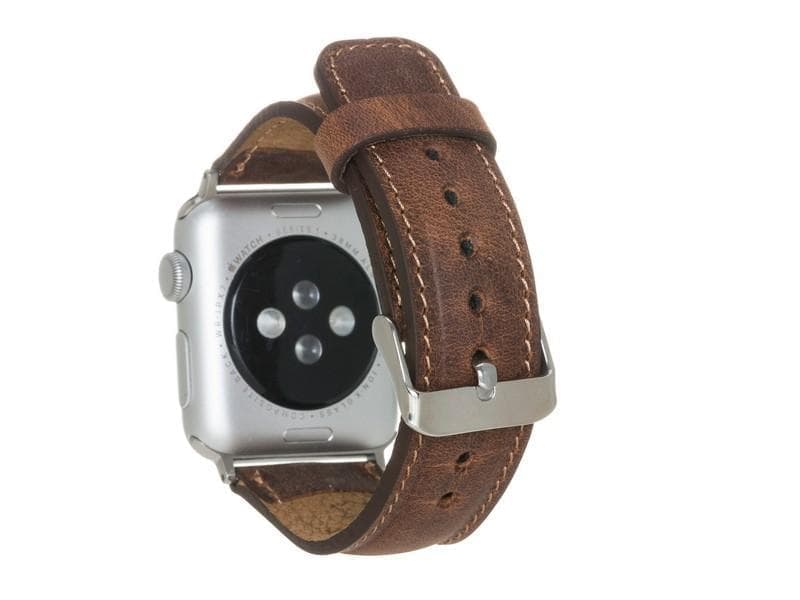 Classic Leather Apple Watch Band - TORONATA - color_ Saddle Brown 40 41 42mm
