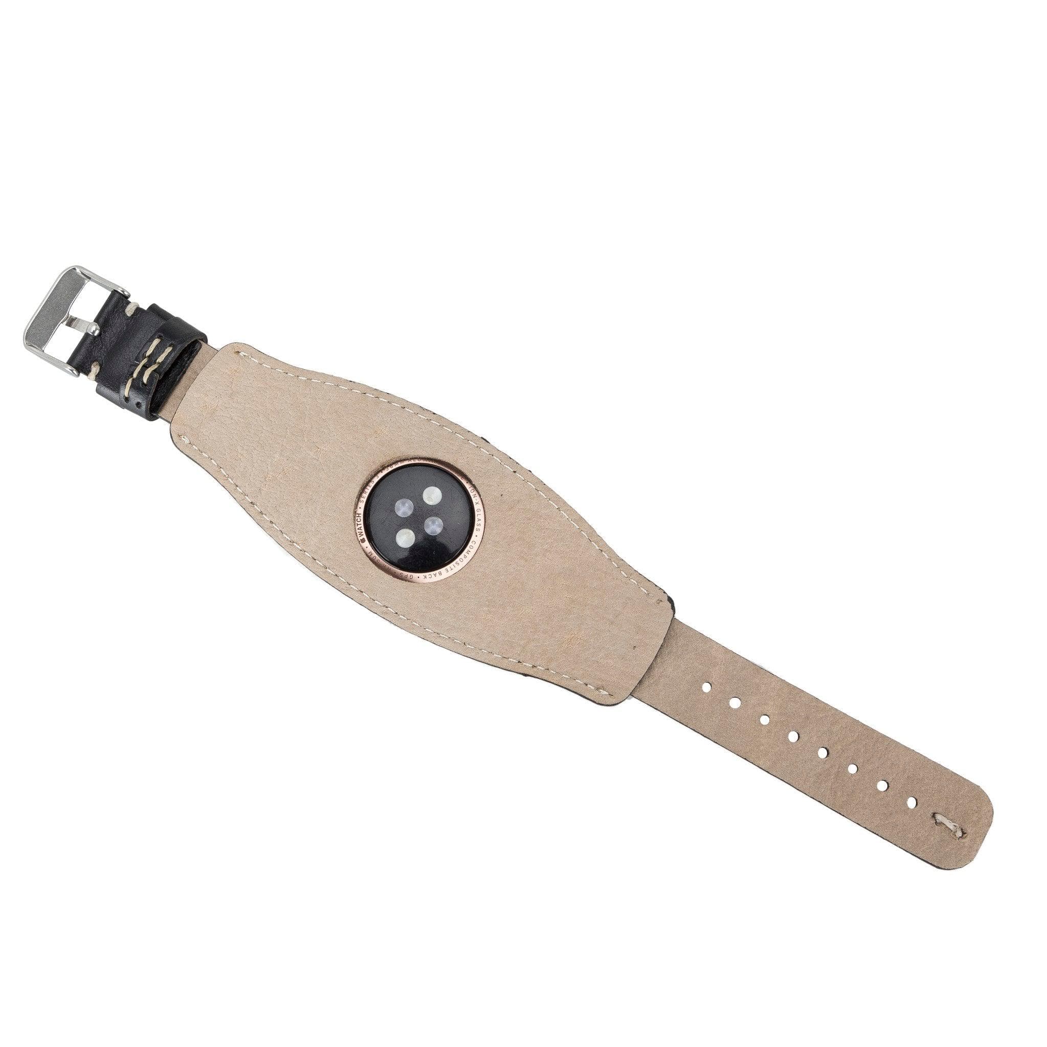 Cuff Leather Apple Watch Band - TORONATA - color_
