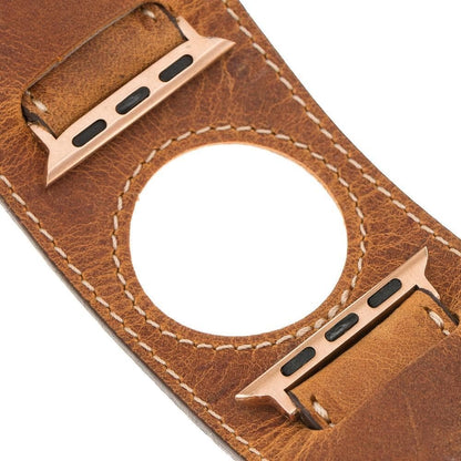 Cuff Leather Apple Watch Band - TORONATA - color_