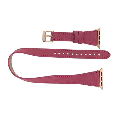 Double Tour Leather Apple Watch Band - TORONATA - color_