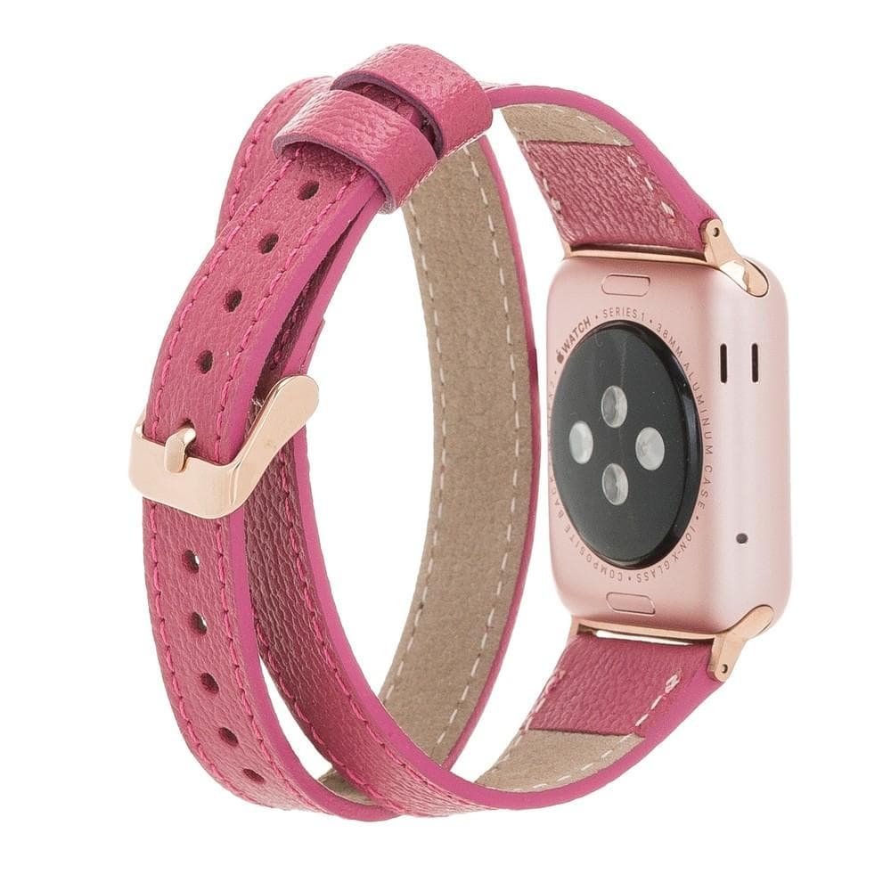 Double Tour Leather Apple Watch Band - TORONATA - color_