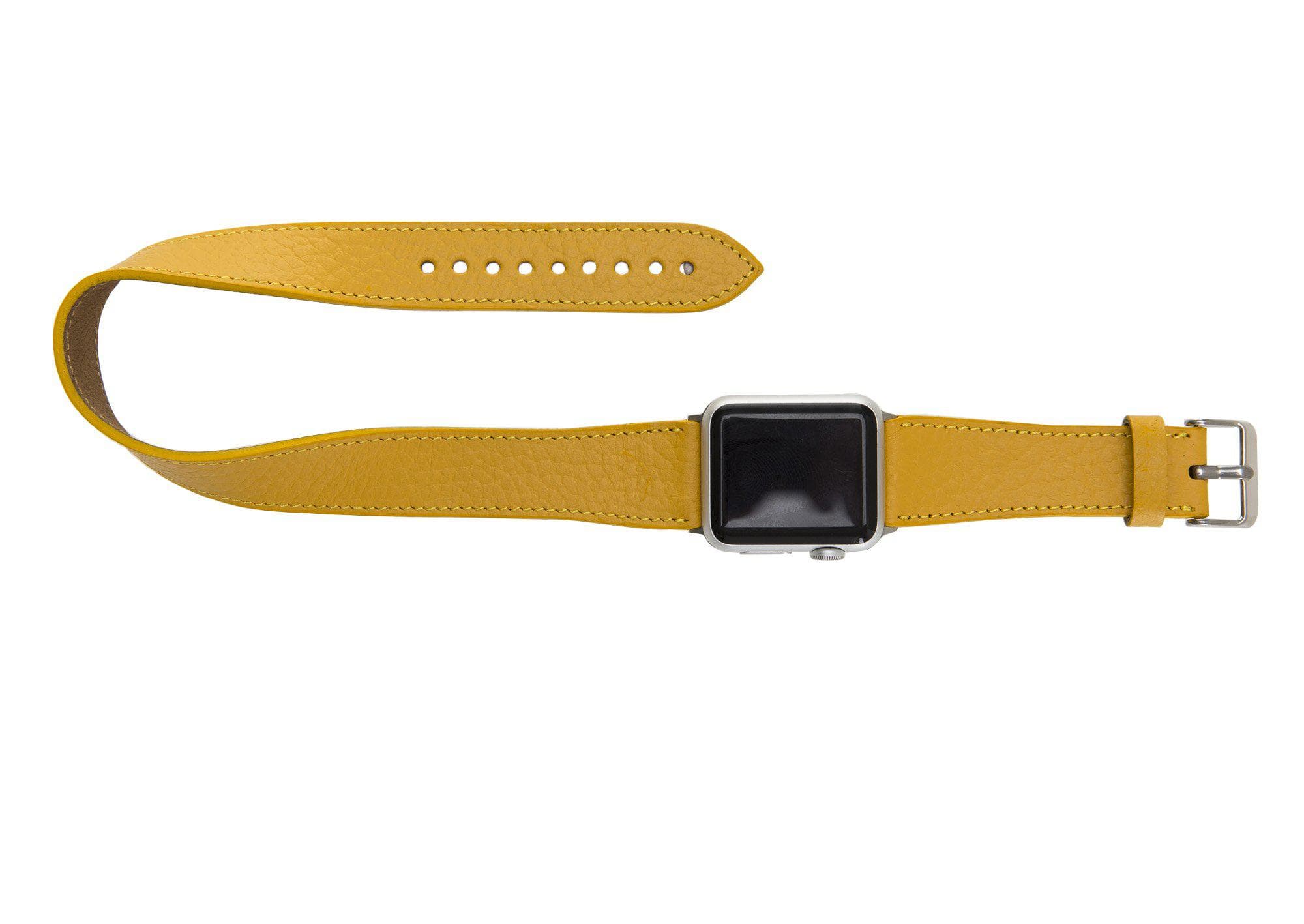 Double Tour Leather Apple Watch Band - TORONATA - color_