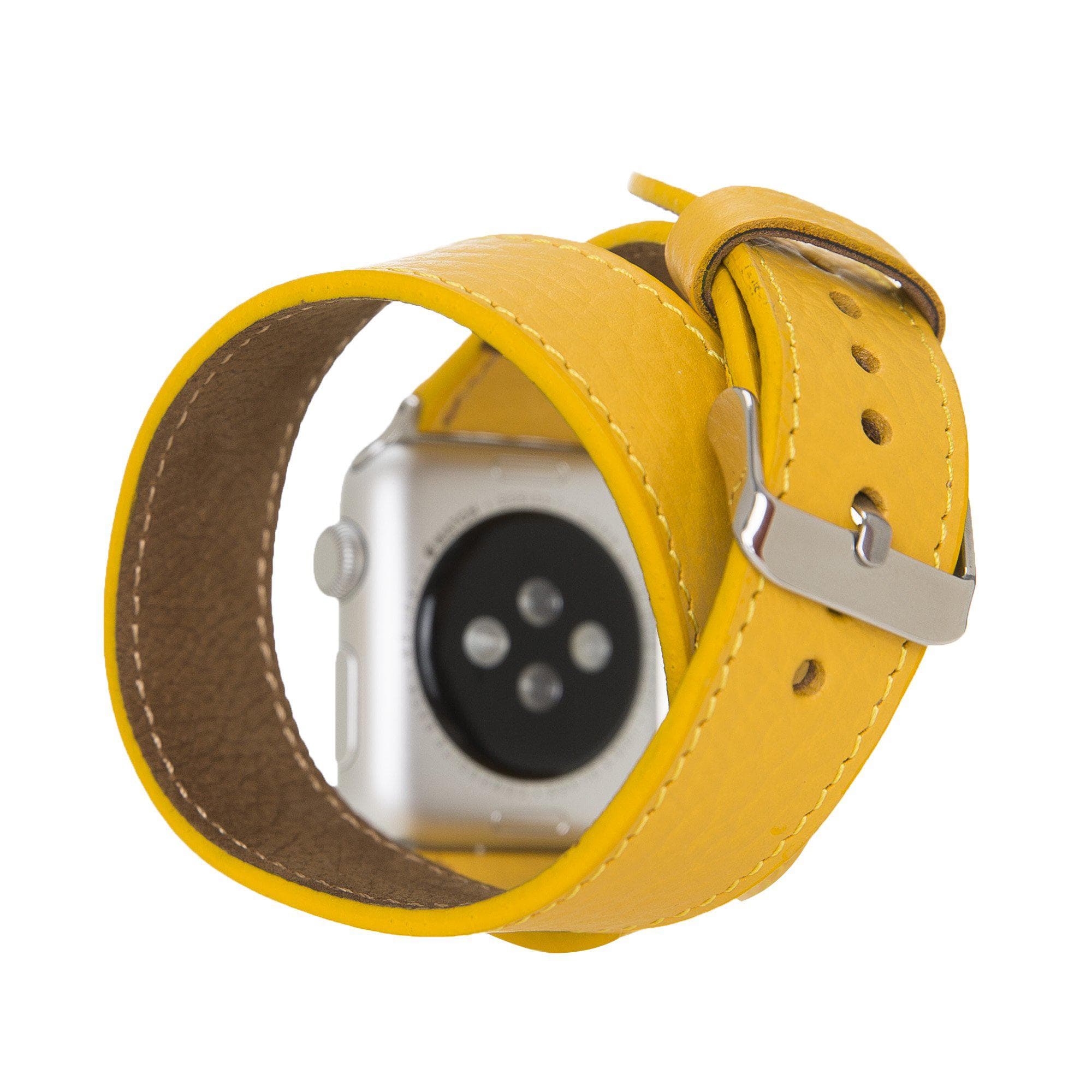 Double Tour Leather Apple Watch Band - TORONATA - color_