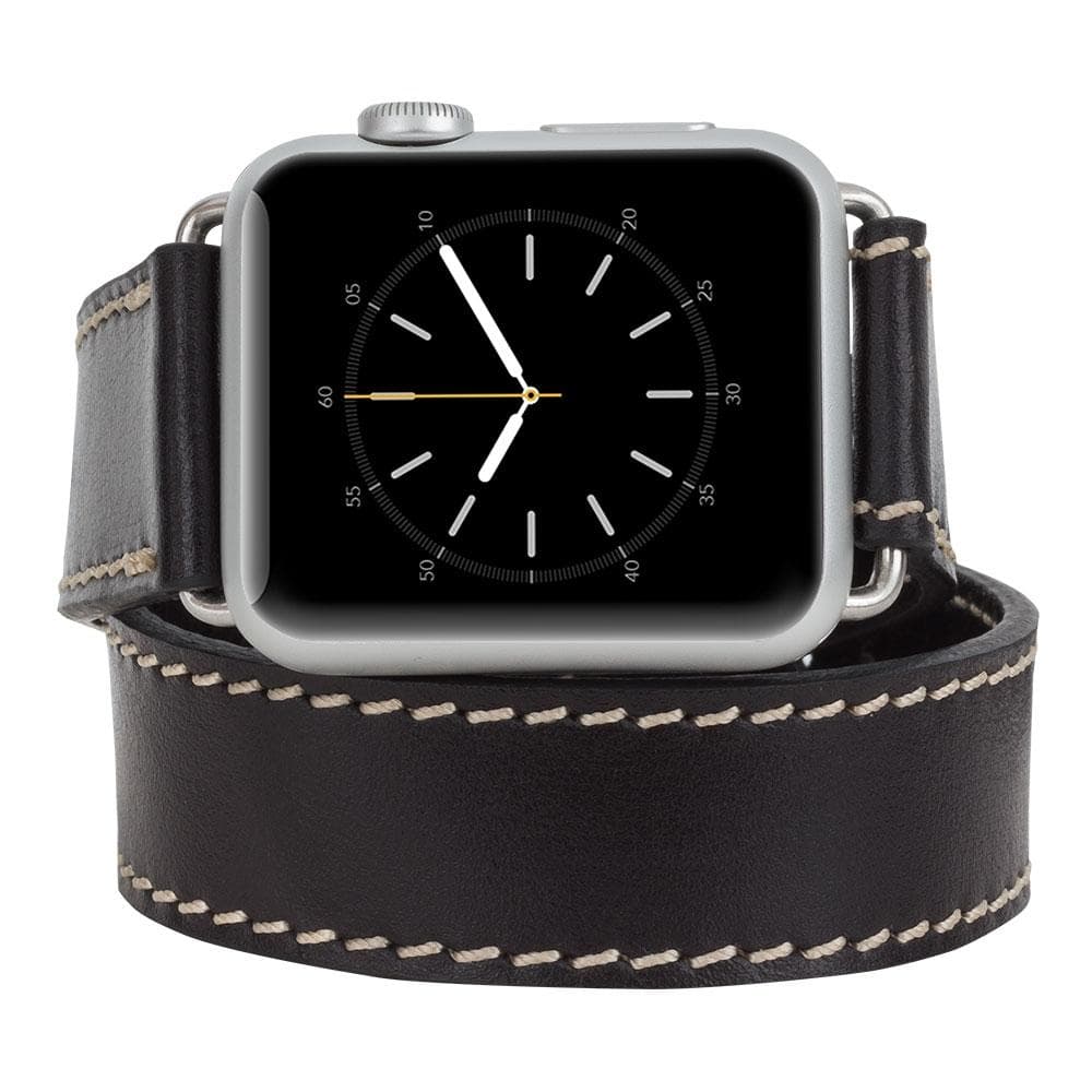 Double Tour Leather Apple Watch Band - TORONATA - color_
