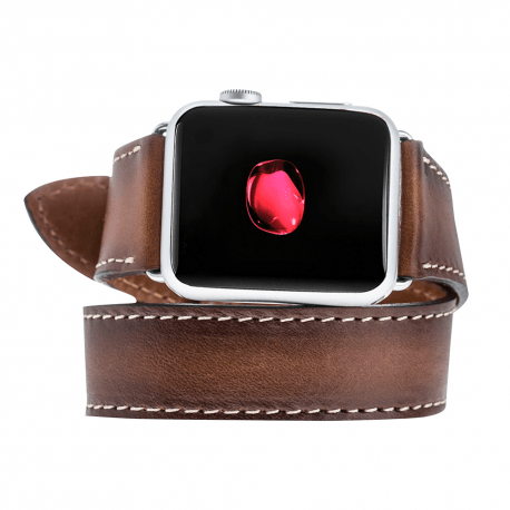 Double Tour Leather Apple Watch Band - TORONATA - color_
