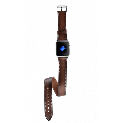 Double Tour Leather Apple Watch Band - TORONATA - color_