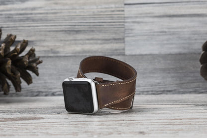 Double Tour Leather Apple Watch Band - TORONATA - color_