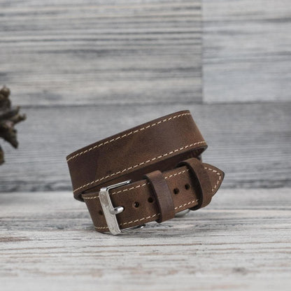 Double Tour Leather Apple Watch Band - TORONATA - color_