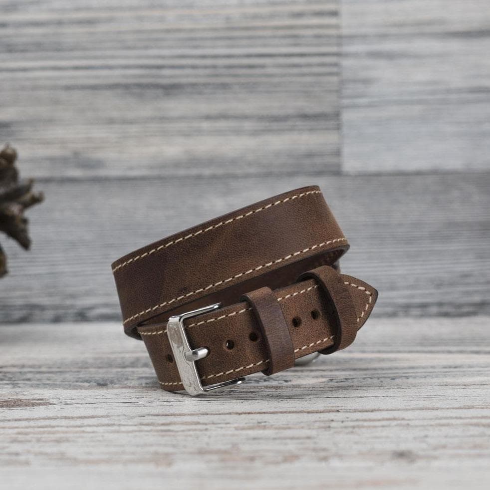 Double Tour Leather Apple Watch Band - TORONATA - color_