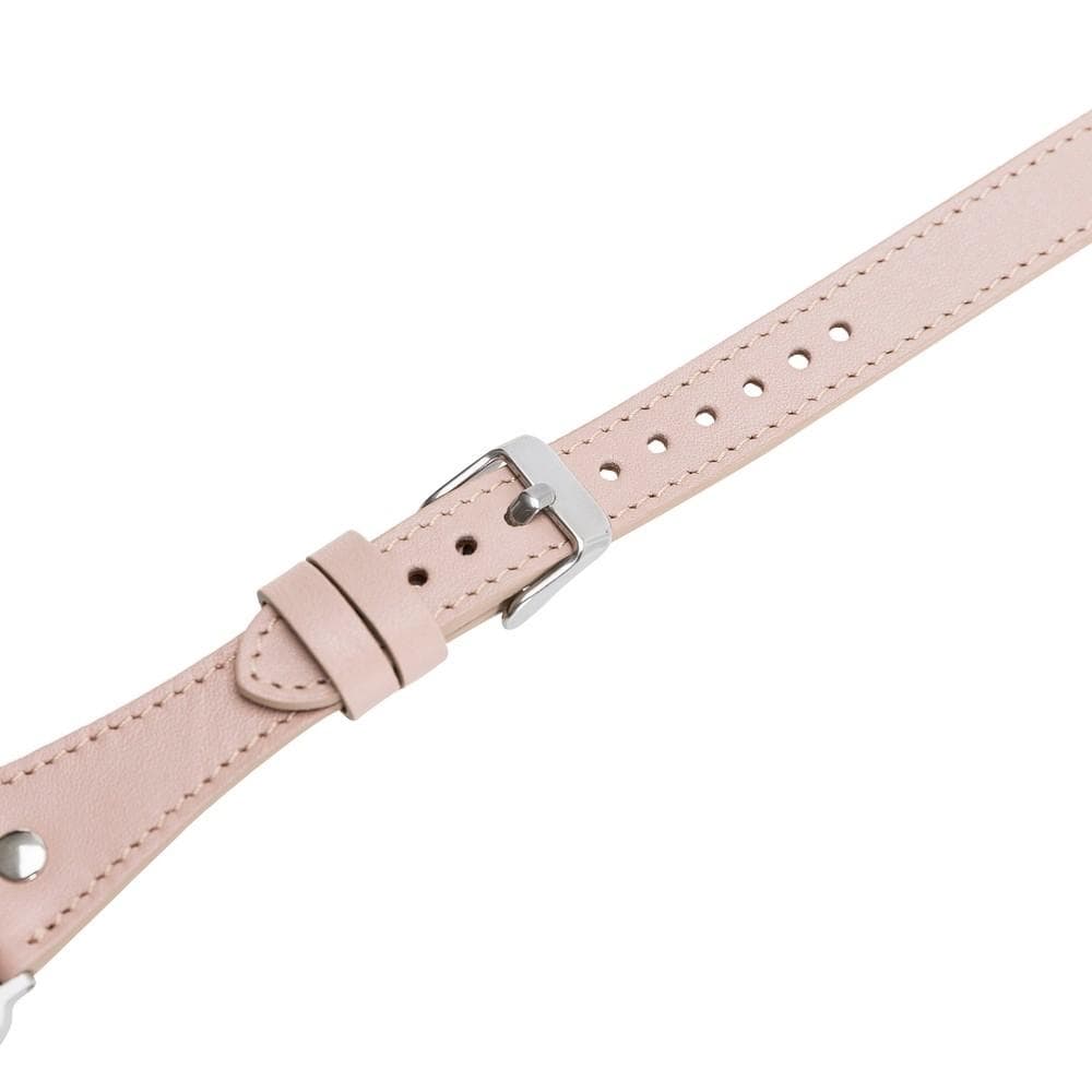 Hector Double Tour Leather Apple Watch Band with Silver Trok - TORONATA - color_