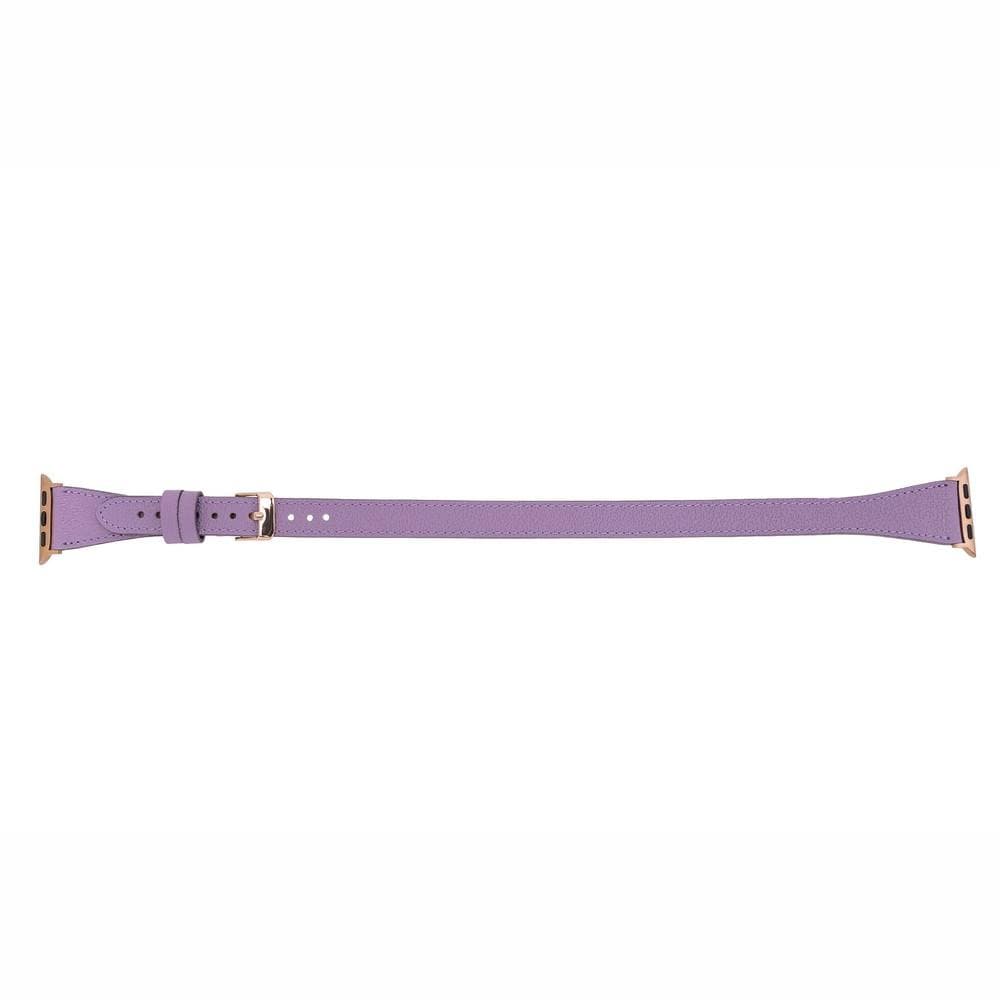 Quantum Slim Double Tour Leather Apple Watch Band - TORONATA - color_