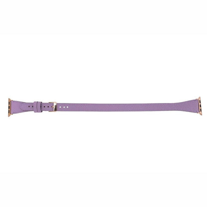 Quantum Slim Double Tour Leather Apple Watch Band - TORONATA - color_