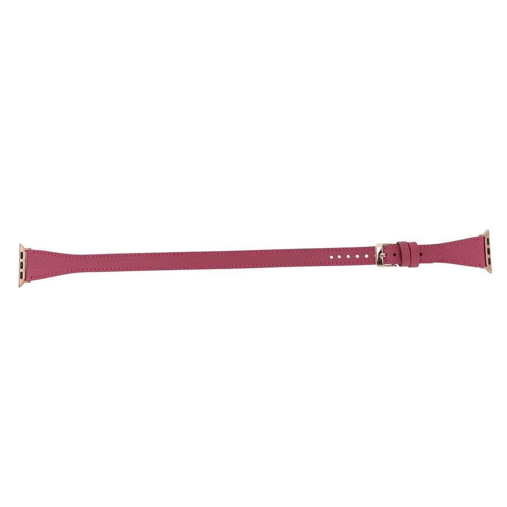 Quantum Slim Double Tour Leather Apple Watch Band - TORONATA - color_
