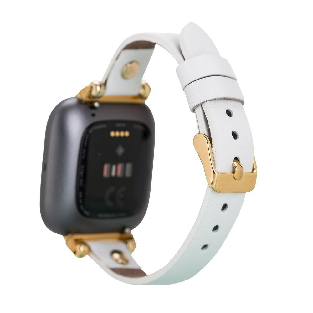 Ferro Leather Apple Watch Band with Gold Trok - TORONATA - color_