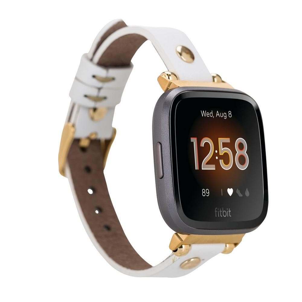 Ferro Leather Apple Watch Band with Gold Trok - TORONATA - color_