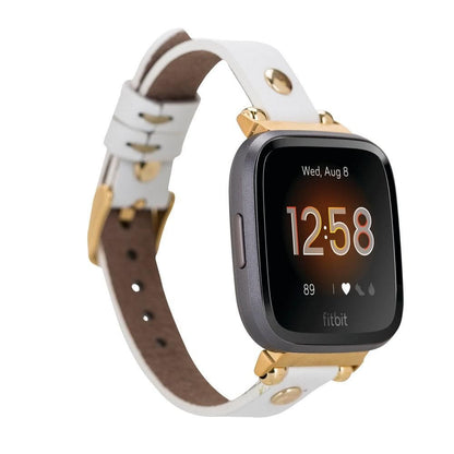 Ferro Leather Apple Watch Band with Gold Trok - TORONATA - color_