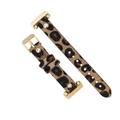 Ferro Leather Apple Watch Band with Gold Trok - TORONATA - color_