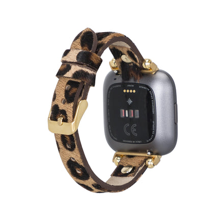 Ferro Leather Apple Watch Band with Gold Trok - TORONATA - color_