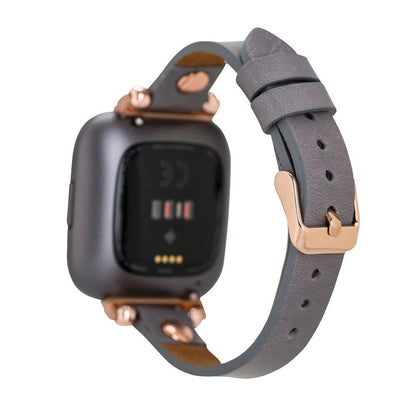 Ferro Leather Apple Watch Band with Gold Trok - TORONATA - color_